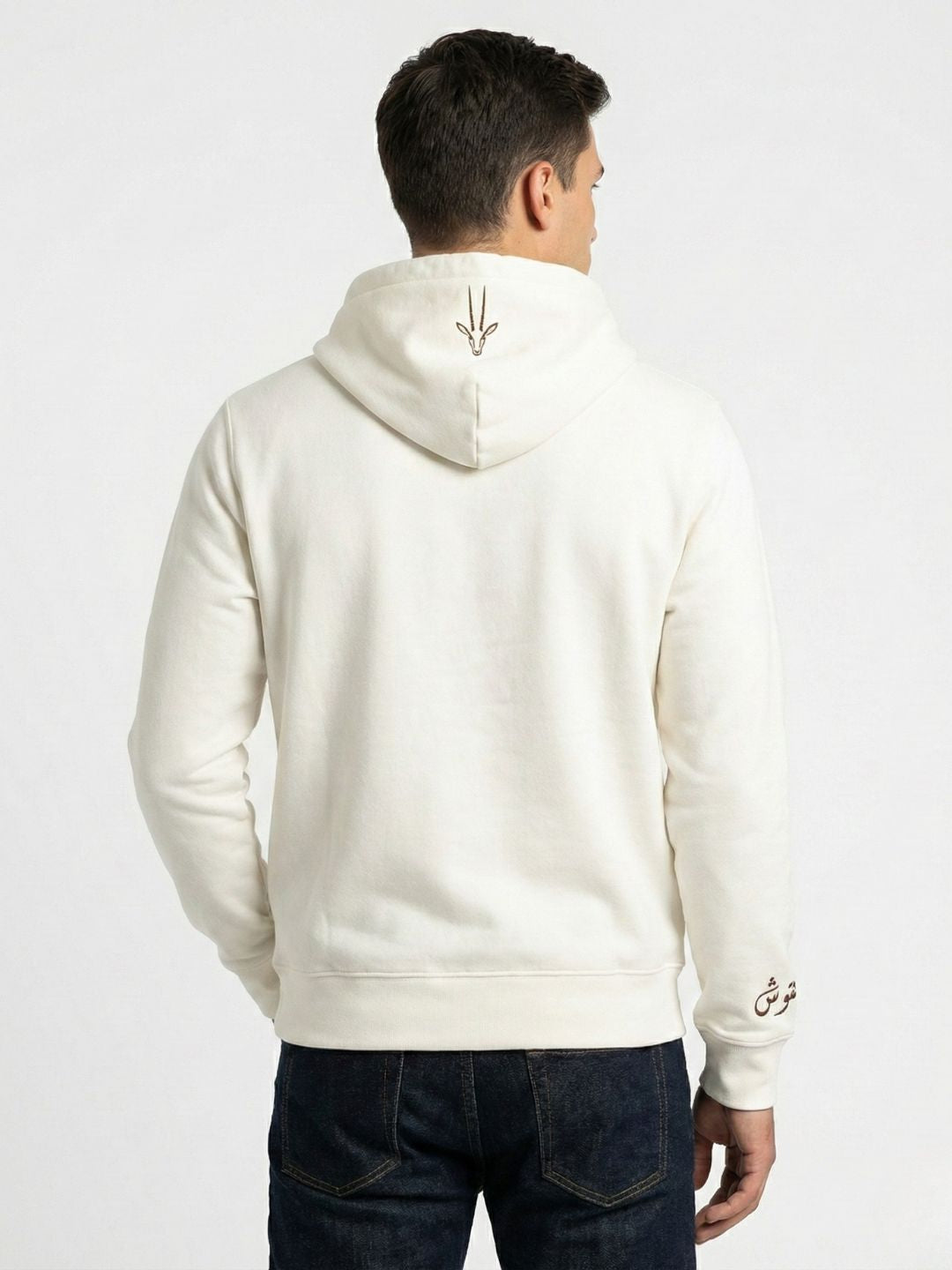 Classic Cream Polo Bear Graphic Hoodie